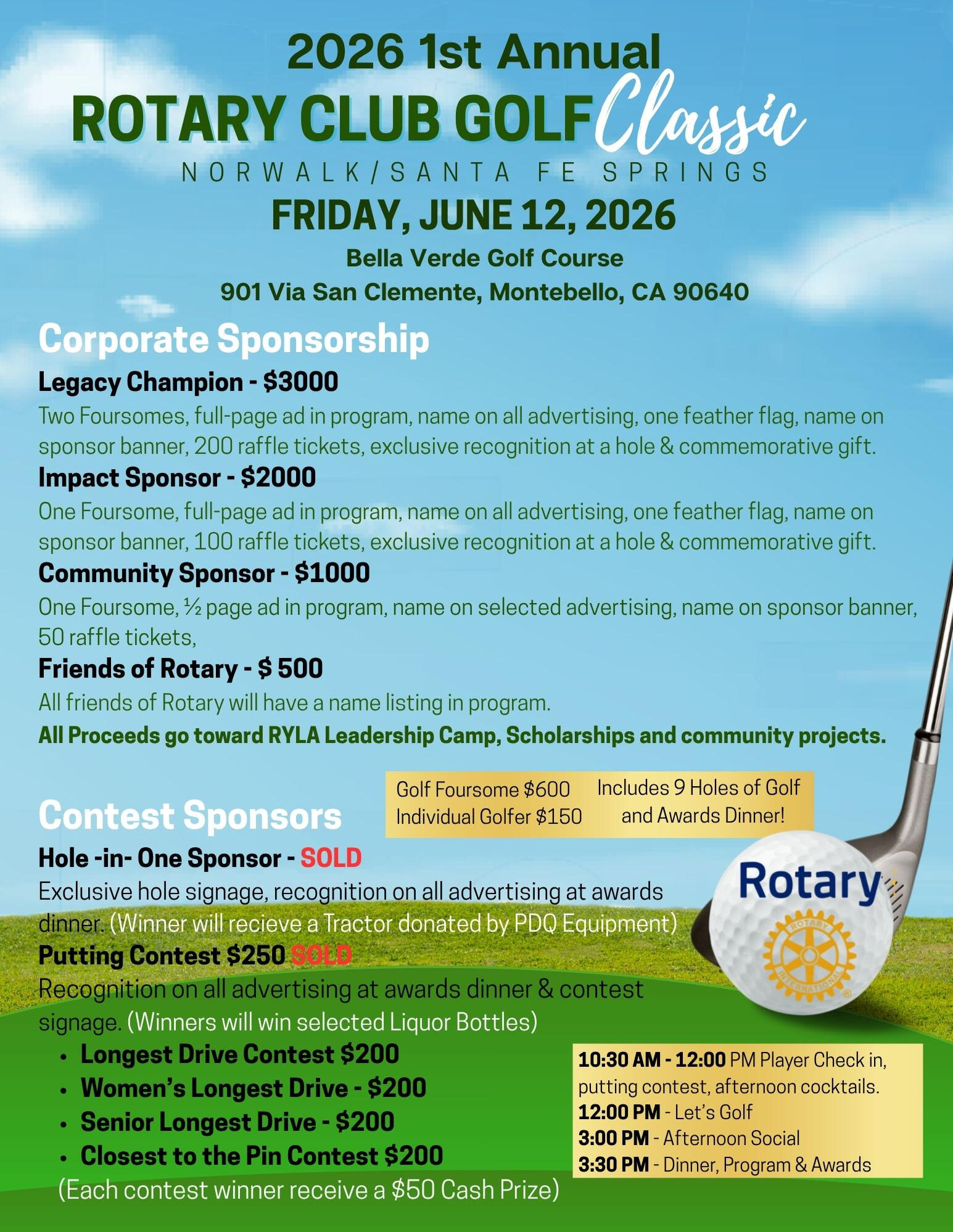 1st Annual Rotary Club Classic